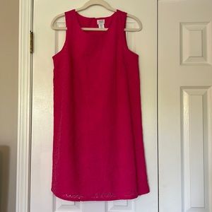Sleeveless eyelet dress